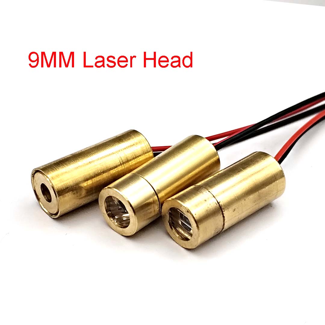 Diode Laser Module - 50mwレーザーダイオード,9mm,3V,50mW,赤色銅ヘッド,5mw