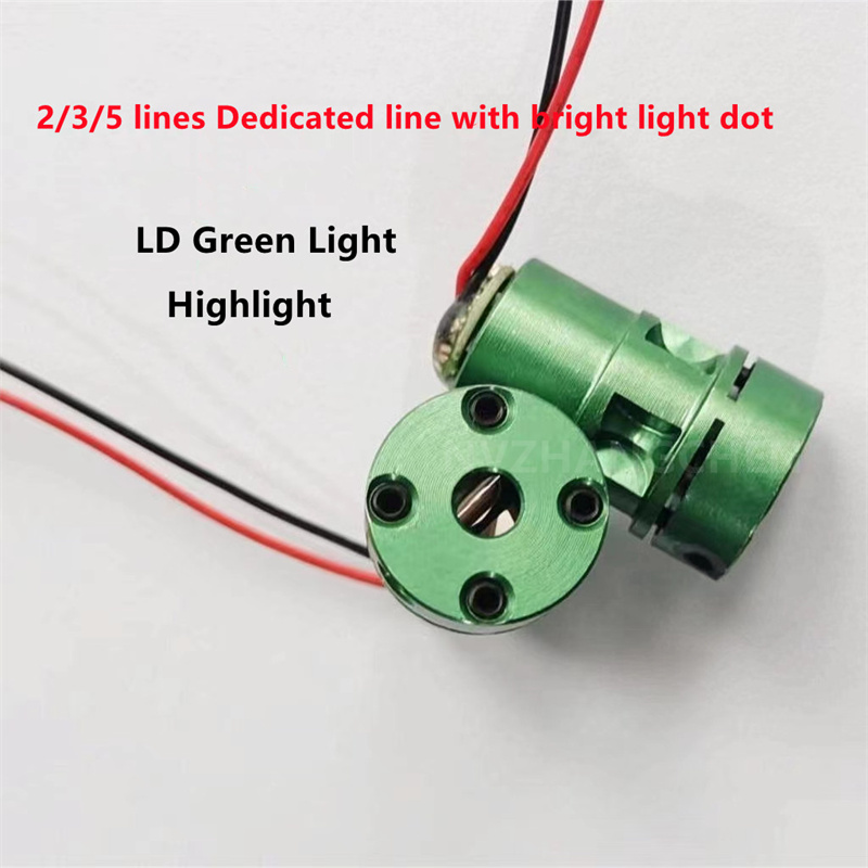Diode Laser Module - 2//3/5 ライン レーザーレベル グリーン ライン ヘッド