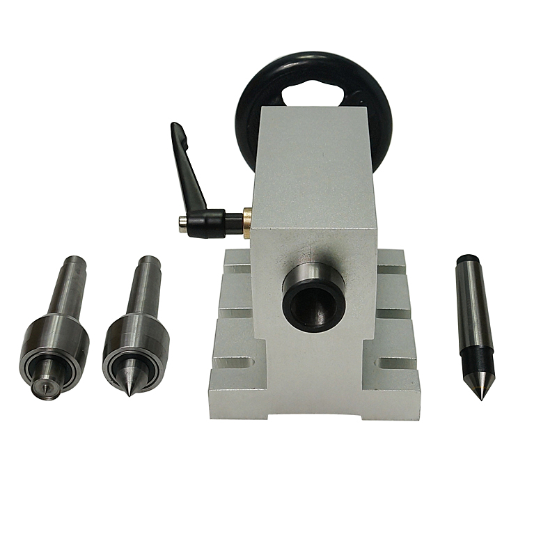 Cnc Milling Machine - 木工ルーター彫刻部品、センターハイト65MM、ロータリー軸、A軸、4軸CNCルーター彫刻機用テールストック