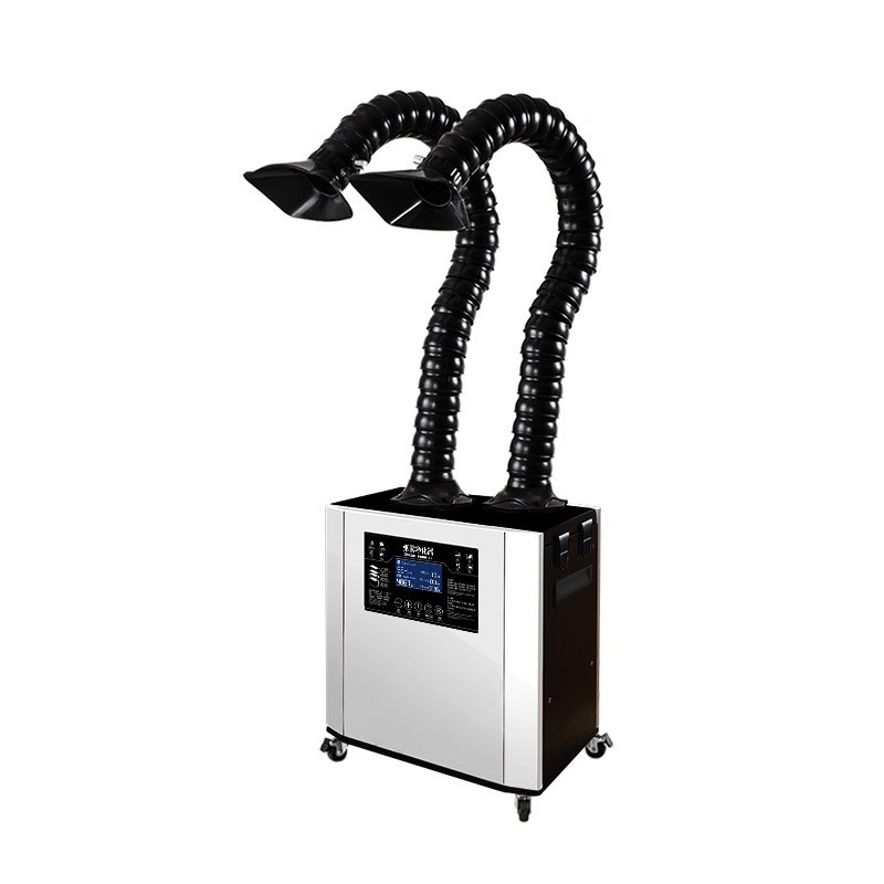 Industrial Laser Fume Extractor - 高効率産業用溶接煙抽出器煙浄化装置ポータブルレーザー彫刻排気除去システムモバイルダストコレクター