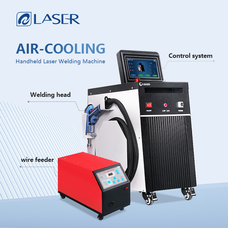 Industrial Laser Welding Gun - アルミ工業用小型4in1空冷レーザー溶接機、Qilin溶接ガン付きポータブル