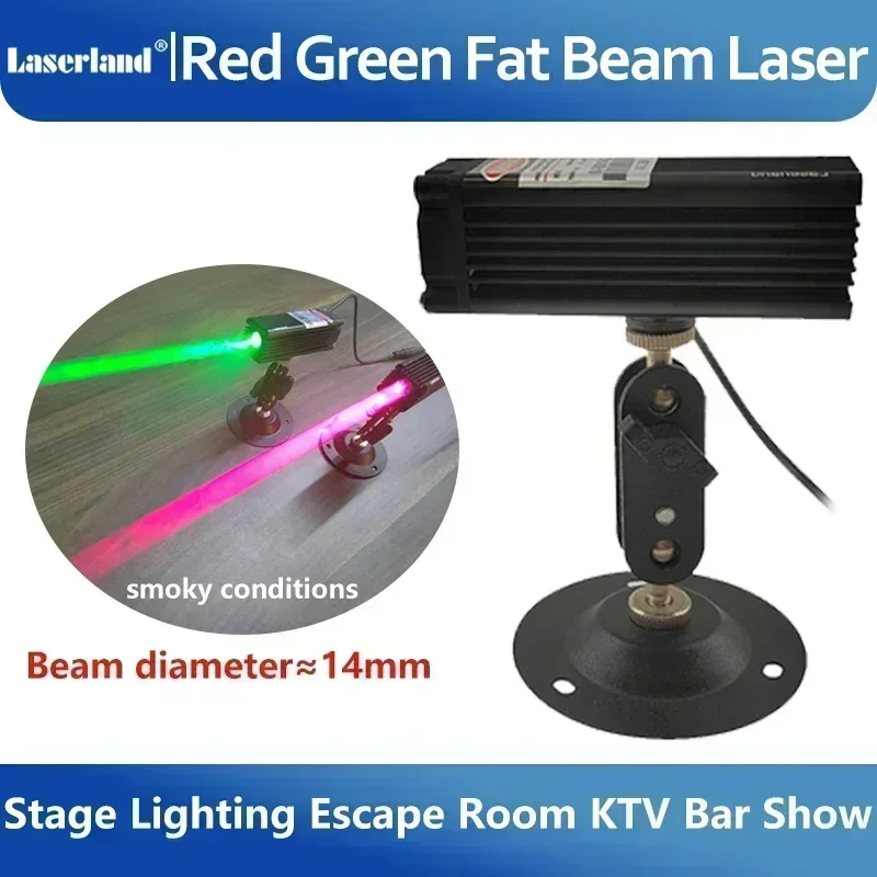 Diode Laser Module - 650nm 520nm 赤緑ドットファットビームレーザーダイオードモジュール舞台照明エスケープルームワインベースバー KTV 使用