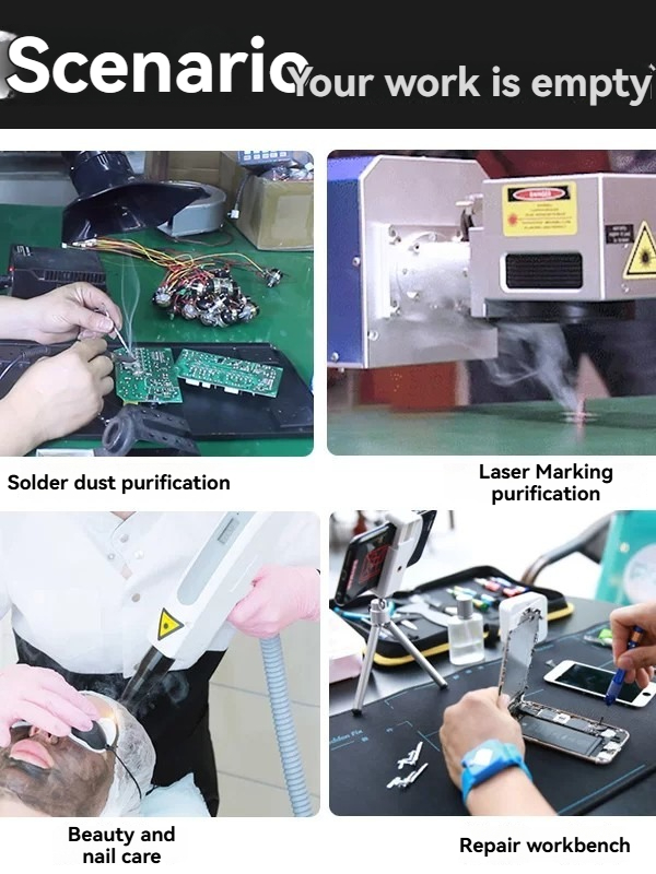 ミニはんだ煙吸収器 – はんだごて、電気溶接、レーザーマーキ - Industrial Laser Fume Extractor のレビューと価格