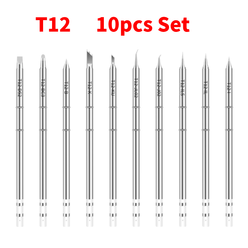 10 個 T12 セットはんだごてチップ各種モデル T12- - Industrial Laser Soldering Iron のレビューと価格