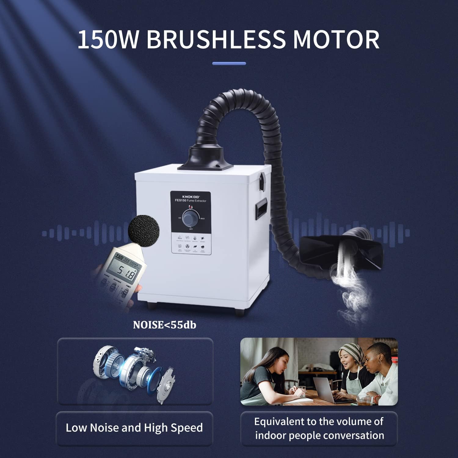 KNOKOO FES150 工業用レーザーフューム抽出器 D - Industrial Laser Fume Extractor のレビューと価格