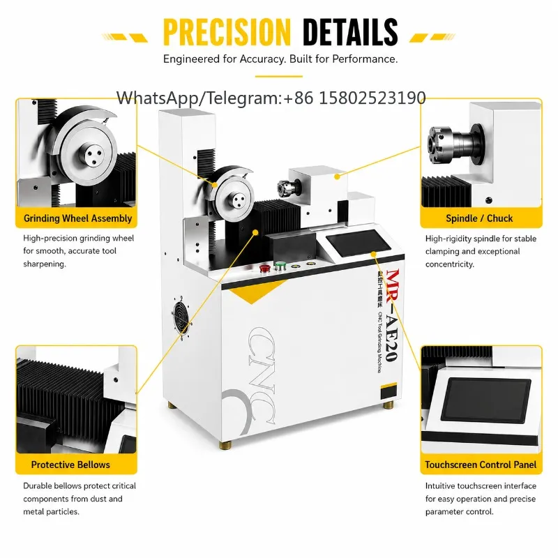 MR-AE20 CNCフライス盤カッター研磨機 自動精密研削 - Cnc Milling Machine のレビューと価格