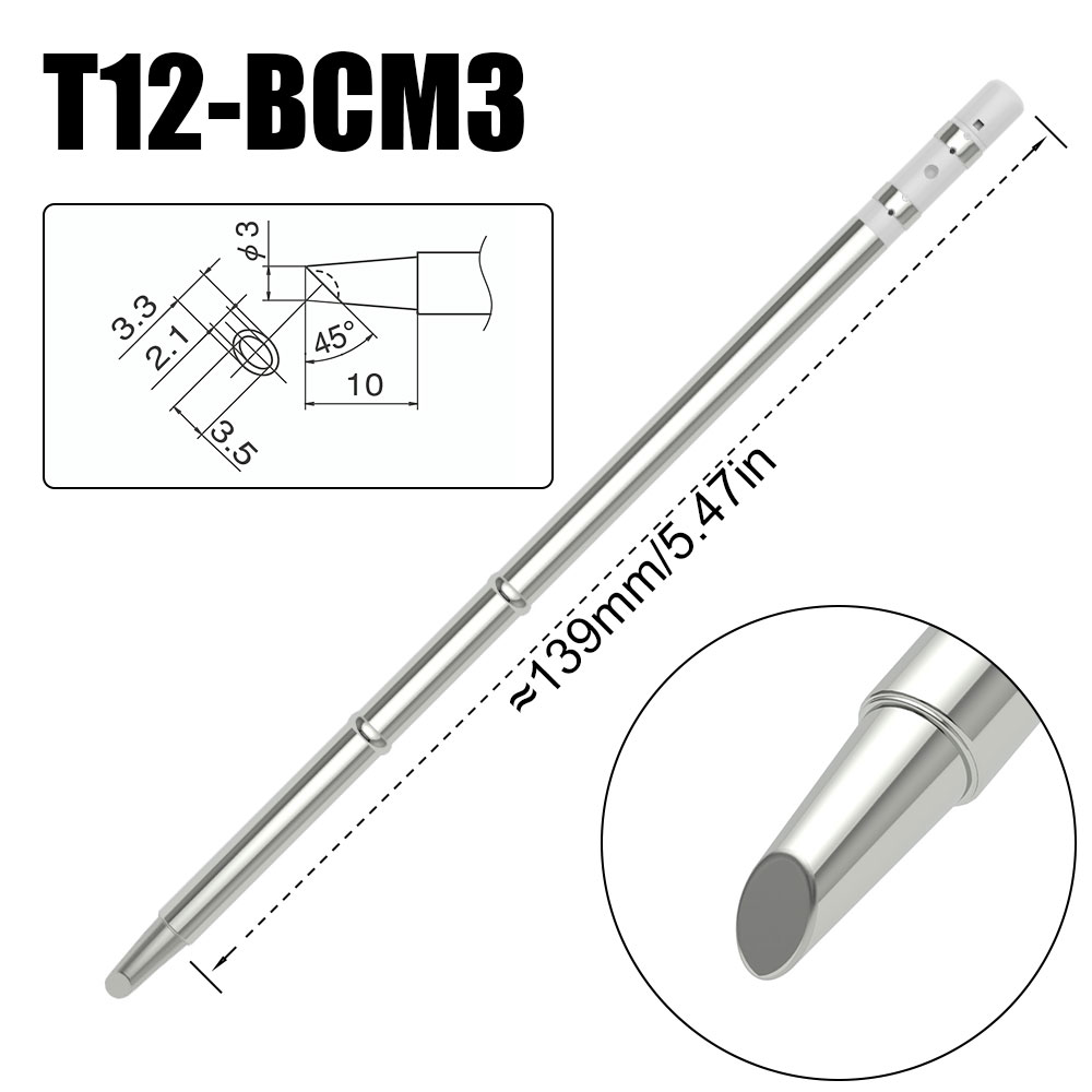 オリジナル T12-BCM2 はんだステーションヒント BC - Industrial Laser Soldering Iron のレビューと価格