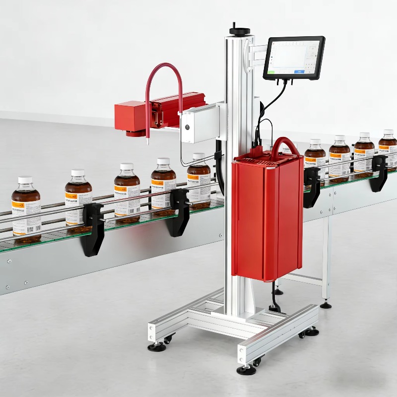 非接触式永久飛行レーザーマーカー、あらゆる産業の包装、金属、 - Industrial Laser Packaging のレビューと価格