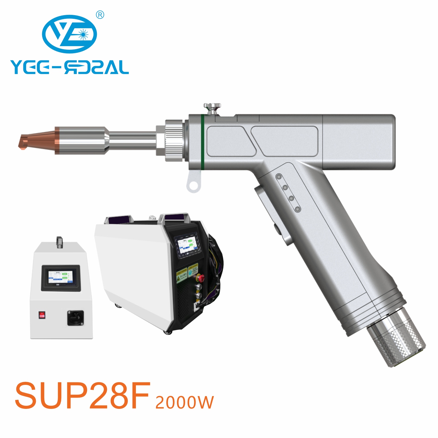 新型2000W SUP28Tハンドヘルドレーザー空冷溶接ヘッ - Industrial Laser Welding Gun のレビューと価格