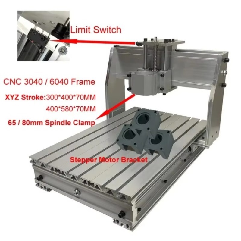 アルミCNC 3040 6040フレームキット リミットスイ - Cnc Milling Machine のレビューと価格