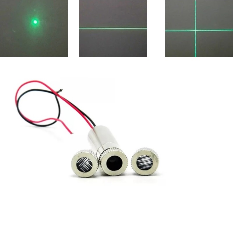 ヒートシンク付きフォーカス可能な緑色レーザードットラインクロ - Diode Laser Module のレビューと価格